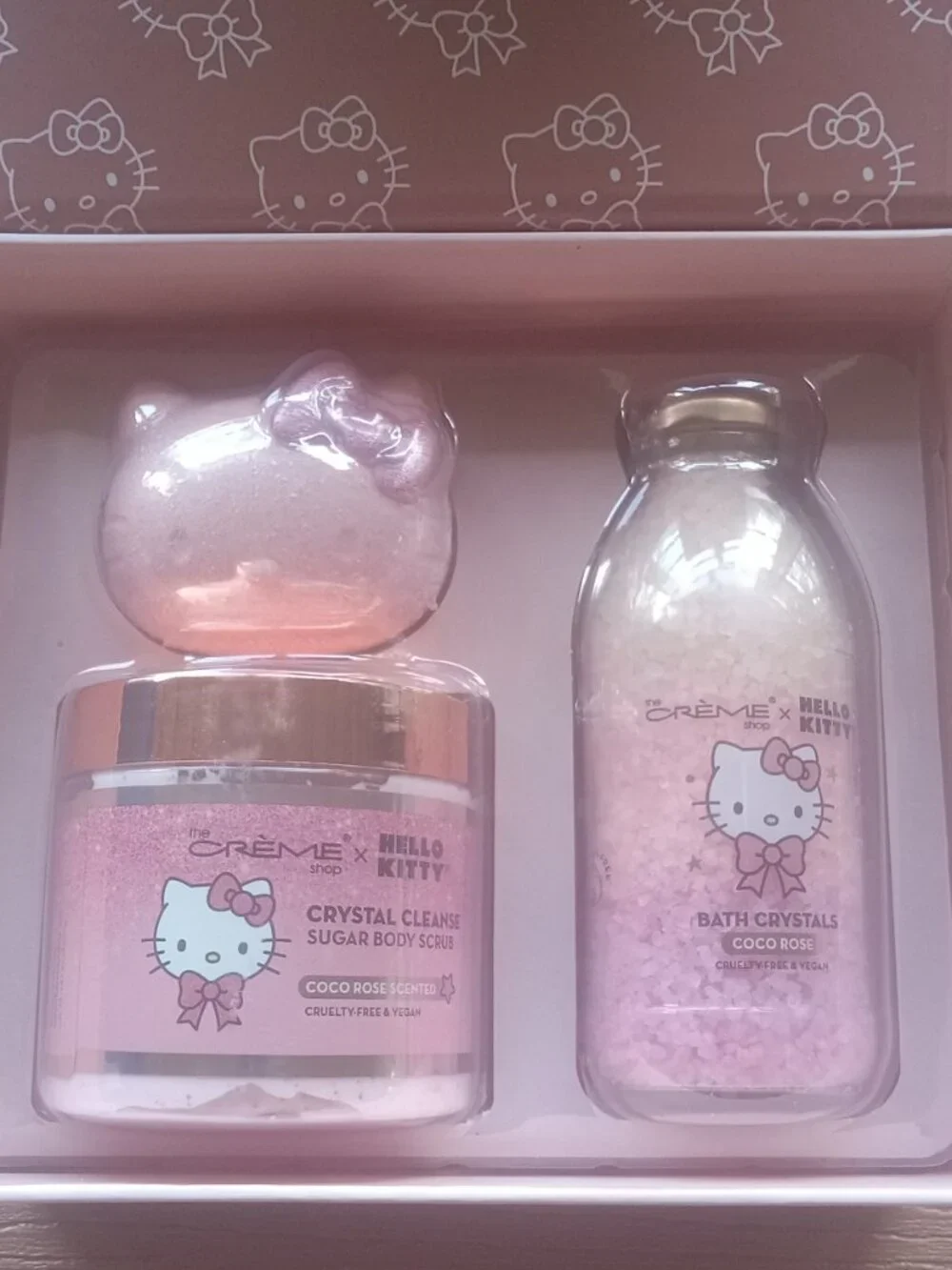 The Creme shop.   Hello Kitty.  Lovely Luxury Set.  Coco Rose scented.  New